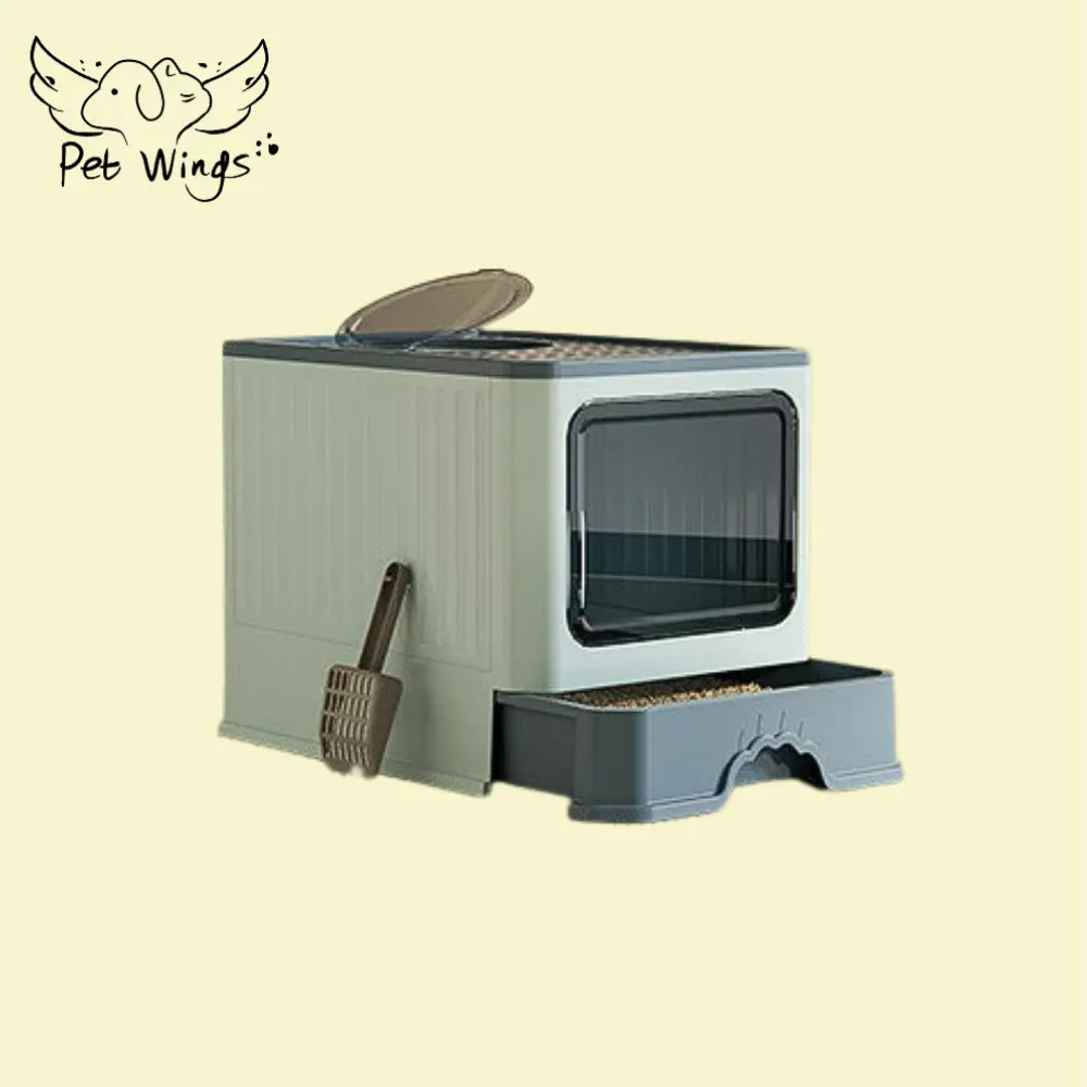 splash-proof large cat litter box